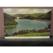 DERWENT RESERVOIR & HOWDEN DAM, Co. DURHAM used postcard by Lilywhite Ltd 1967 =