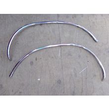 1966 Chrysler New Yorker Front Fender Wheel Well Trim OEM Pair