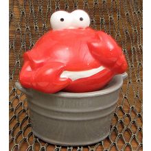 Ceramic Crab Bucket S/P Set