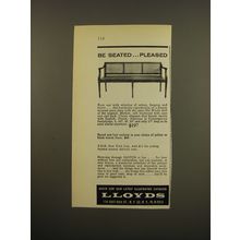 1961 Lloyds Furniture Advertisement - Be seated.. Please