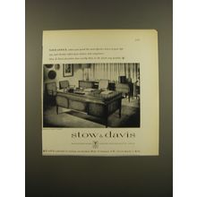 1961 Stow & Davis Furniture Advertisement - Your office