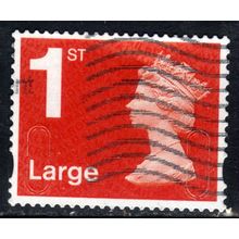 GB 2012 QE2 1st Large Letter Machin used SG U3037 FIL ( F1462 )
