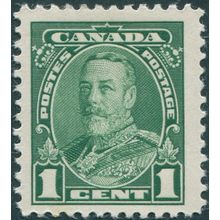 Canada 1935 1c green SG341 unused