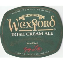 BEER MAT - LETT'S BREWERY (IRELAND) - WEXFORD IRISH ALE - (Cat 001) - (1996)