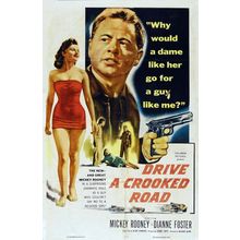 Drive a Crooked Road (1954)_0 Movie Film Poster Canvas iconic design