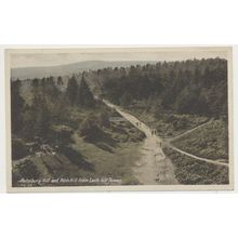 Holmbury Hill and Pitch Hill from Leith Hill Tower Surrey mid-late 20th C. RPPC