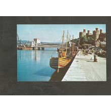 Postcard Wales Conway Quay