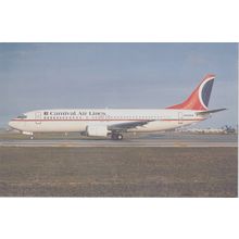 Carnival Airlines Boeing B737 4Q8 Civil Aircraft Postcard (QA254)