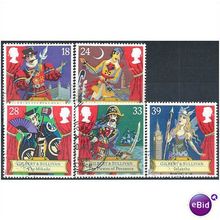 1992 Gilbert & Sullivan Set SG1624-1628 Very Fine Used