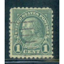 Used 581 1c Benjamin Franklin Barely Clears A16320