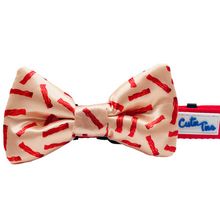 Cutie Ties Dog Bow Tie One Size Bacon