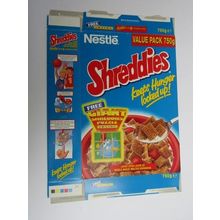Nestle Shreddies 1997 Cereal Box Giant Puzzle 750g