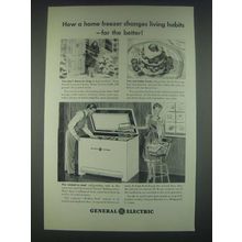 1947 General Home Freezer Ad - Changes Living Habits