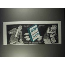 1947 Fleers Candy Coated Peppermint Gum Ad - In Groove