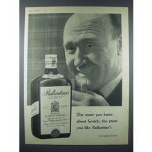 1958 Ballantine's Scotch Ad - The More You Know