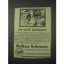 1958 Balkan Sobranie Smoking Mixture Tobacco Ad