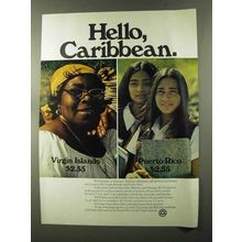 1973 Bell Telephone Ad - Hello, Caribbean
