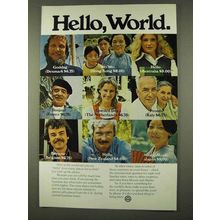1973 Bell Telephone Ad - Hello, World