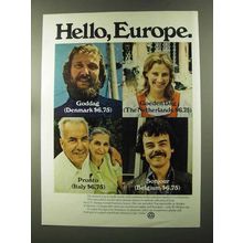 1973 Bell Telephone Ad - Hello, Europe