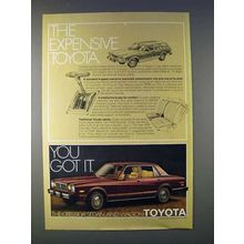 1978 Toyota Cressida Sedan Car Ad - Expensive!