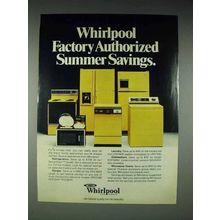 1978 Whirlpool Appliances Ad - Factory Savings