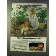 1979 Gaines-Burgers Dog Food Ad - Rusty's Favorite