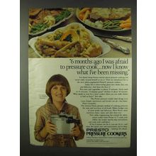 1978 Presto Pressure Cooker Ad - I Was Afraid