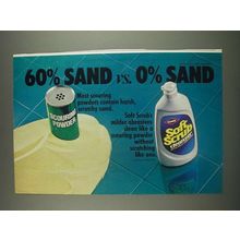 1985 Clorox Soft Scrub Cleanser Ad - 60% Sand vs. 0% Sand