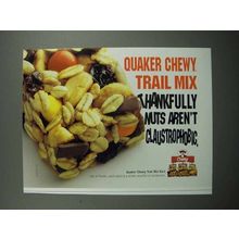 2004 Quaker Chewy Trail Mix Bars Ad