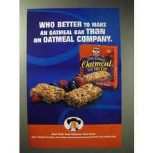 2004 Quaker Oatmeal on the Go Mixed Berry Ad