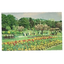 CENTRAL GARDENS, BOURNEMOUTH vintage .used postcard by Sunray 1960s pm =