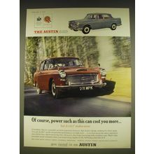 1963 Austin A110 Car Ad - Of course, power such as this can cost you more