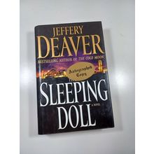 Sleeping doll by Jeffery deaver 2007 hardback/dust jacket autographed