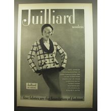 1950 Juilliard Woolens Plaidkin Jacket and Dress by Judy 'n Jill Advertisement