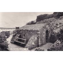 St. Trillo Church Rhos on Sea North Wales 5632 RPC Postcard