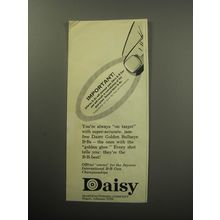 1967 Daisy Golden Bullseye B-Bs Ad - Important! Inferior B-Bs will damage