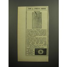 1957 J. Press Shirts Advertisement