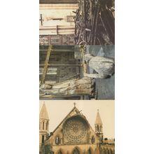York Minster 1984 Fire Disaster 3x Devastation Disaster Postcard s