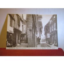 YORK - A TIME TO LOOK BACK book unused postcard advertising #