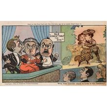 Military Theatre Lulu Play Army Soldier 1906 Old USA Comic Postcard