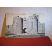 la porte, Reine, AIGUES-MORTES, GARD, FRANCE unused antique postcard date 1908 =