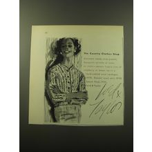 1960 Lord & Taylor Fashion Advertisement - The Country Clothes Shop