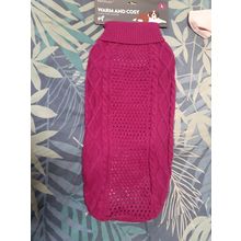 brand new dark pink large size 55cm acrylic dog coat