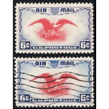 C23c, Mint VF NH 6¢ Ultramarine & Carmine - With PSE Certificate * Stuart Katz