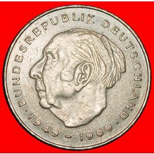 Ⰶ HEUSS (1884-1963):GERMANY★2 MARKS 1978D BAVARIA 1949-1969★LOW START★NO RESERVE