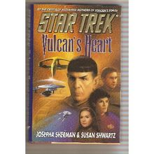 STAR TREK ' VULCAN'S HEART ' hard bound book (1999)