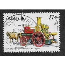 AUS 1982 27c 'HISTORIC FIRE ENGINES' FINE USED (EBID52-143)