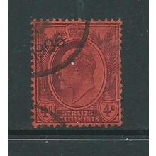 malaya malaysia straits settlements sg129 sg 129 used