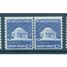 1520 10c Jefferson Memorial Fine MNH CLP B0846