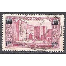 Maroc 1930 Michel 90 O Cote (2005) 1.80 € Porte Bab-el-Mansour Cachet rond